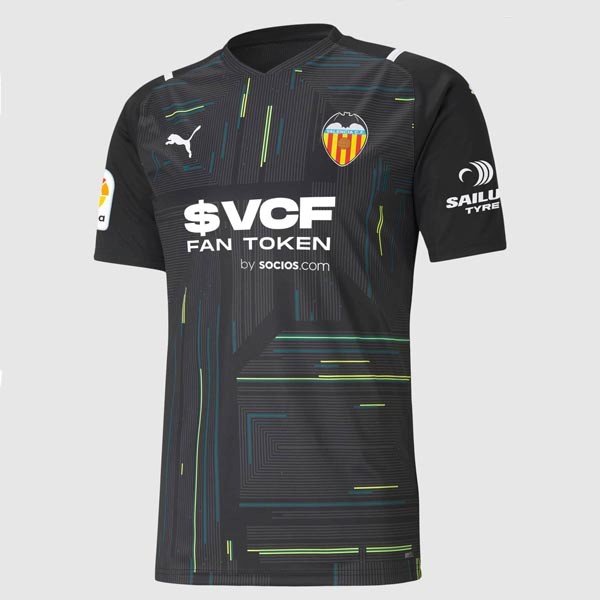 Tailandia Camiseta Valencia Portero 2021-22 Negro